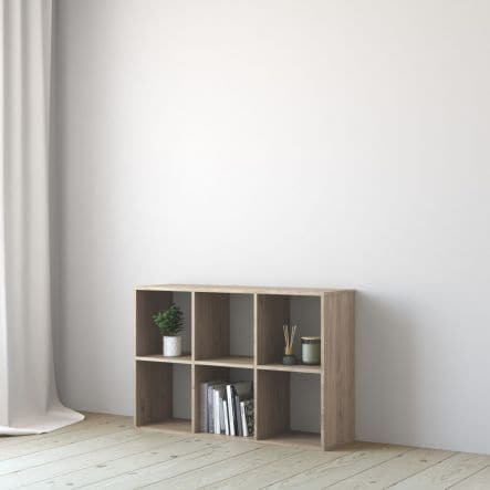 3X2 SPACEO KUB L105xP31.7xH70.5CM WOOD CUBES IN OAK COLOUR - best price from Maltashopper.com BR440001987