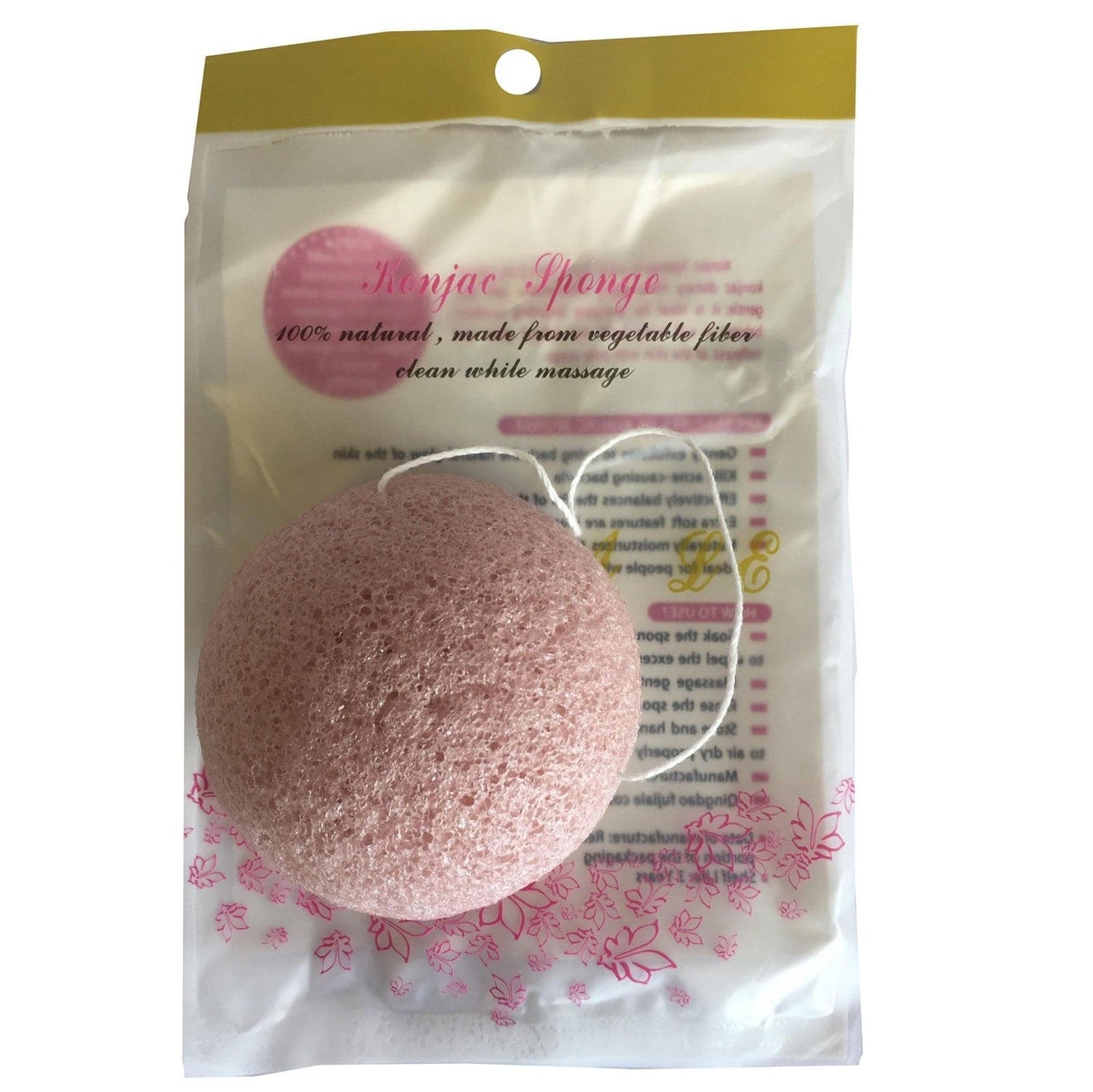 Konjac Sponge - Rose - best price from Maltashopper.com KONG-02