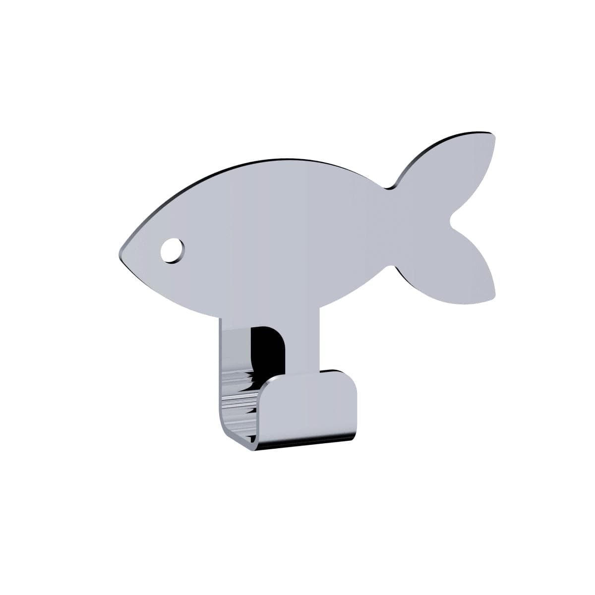 3M FISH SENSEA CHROME STAINLESS STEEL ADHESIVE HANGER - best price from Maltashopper.com BR430005580