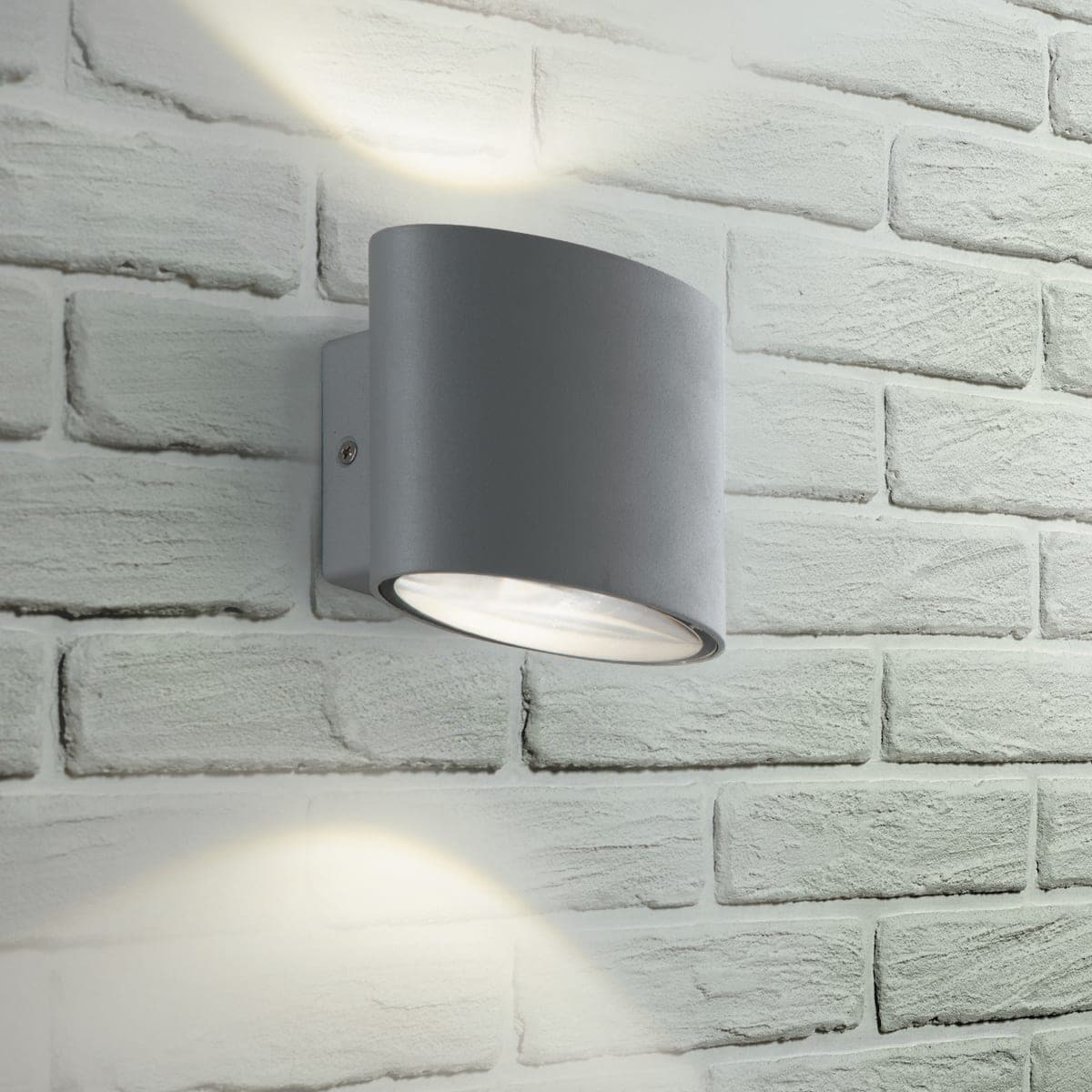 BOXTER LIGHTING ALUMINIUM GREY 12.9x10 CM LED 4W IP44 - best price from Maltashopper.com BR420005160