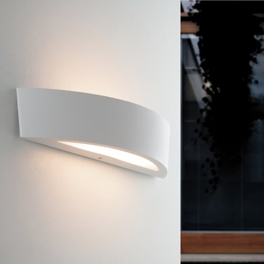 TUCSON ALUMINIUM WALL LIGHT WHITE 2XE14=40W IP44 - best price from Maltashopper.com BR420005161