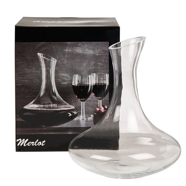 MERLOT Transparent decanter carafe H 23 cm - Ø 20 cm - best price from Maltashopper.com CS593187