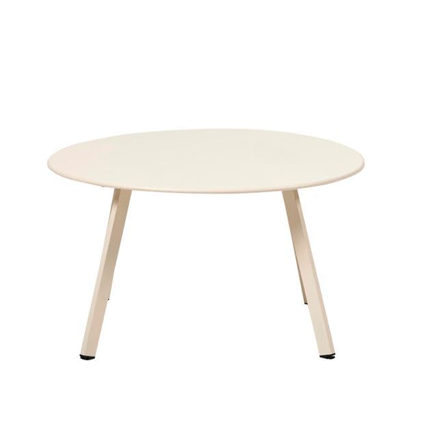 NURIO Beige lounge table H 40 cm - Ø 70 cm