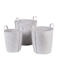 SYMPLICITY Light gray basket H 44 cm - Ø 40 cm - best price from Maltashopper.com CS632394