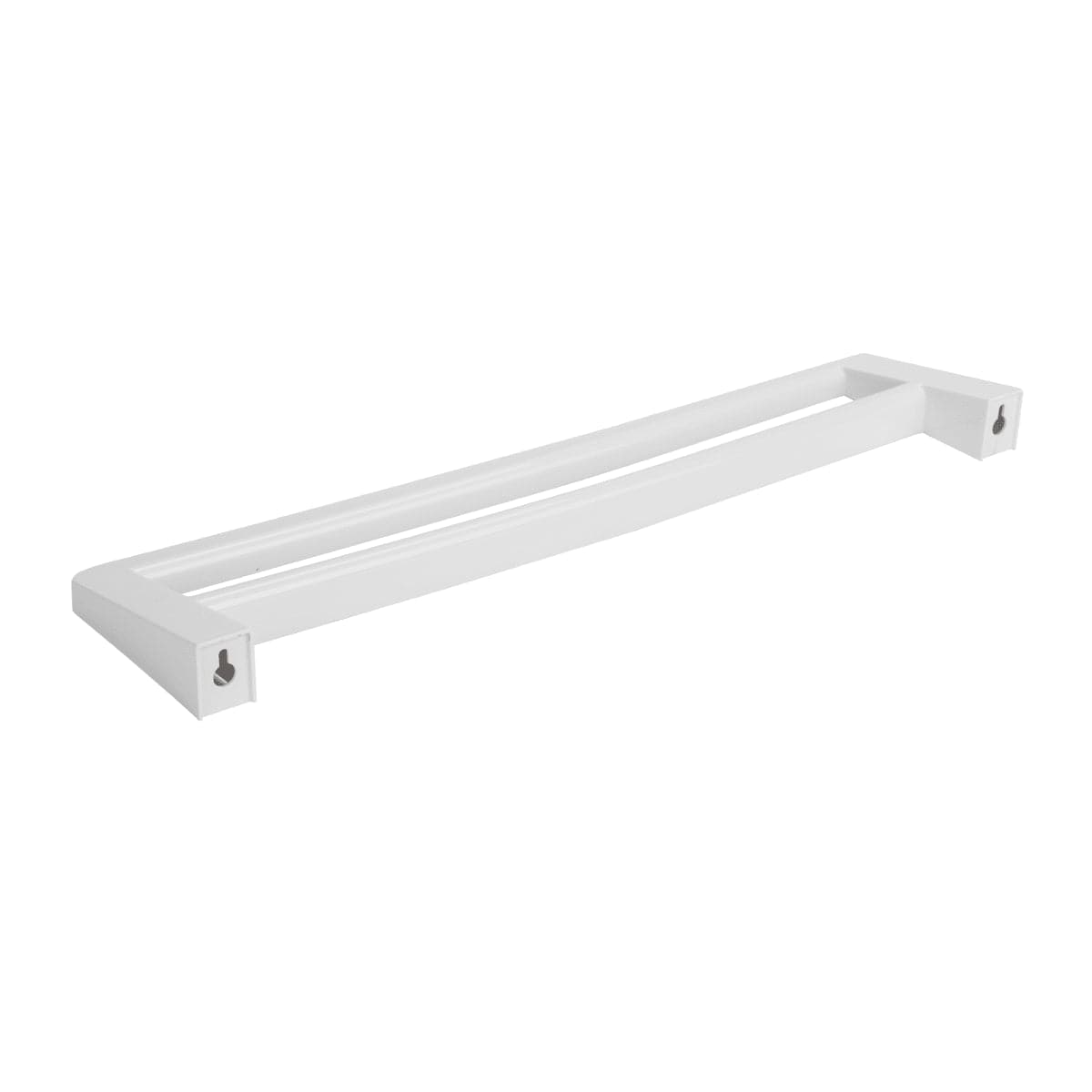 TOWEL HOLDER DOUBLE SCREWS FUNKY WHITE PLASTIC - best price from Maltashopper.com BR430005976