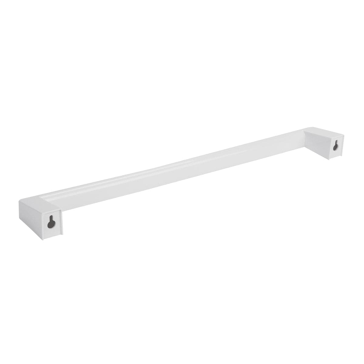 TOWEL HOLDER L 55 CM SCREWS FUNKY WHITE PLASTIC - best price from Maltashopper.com BR430001558