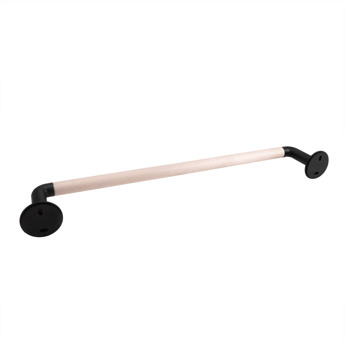 TOWEL RAIL L 45 CM ADHESIVE 3M OR SCREWS SCANDI SENSEA BLACK WOOD - best price from Maltashopper.com BR430005626