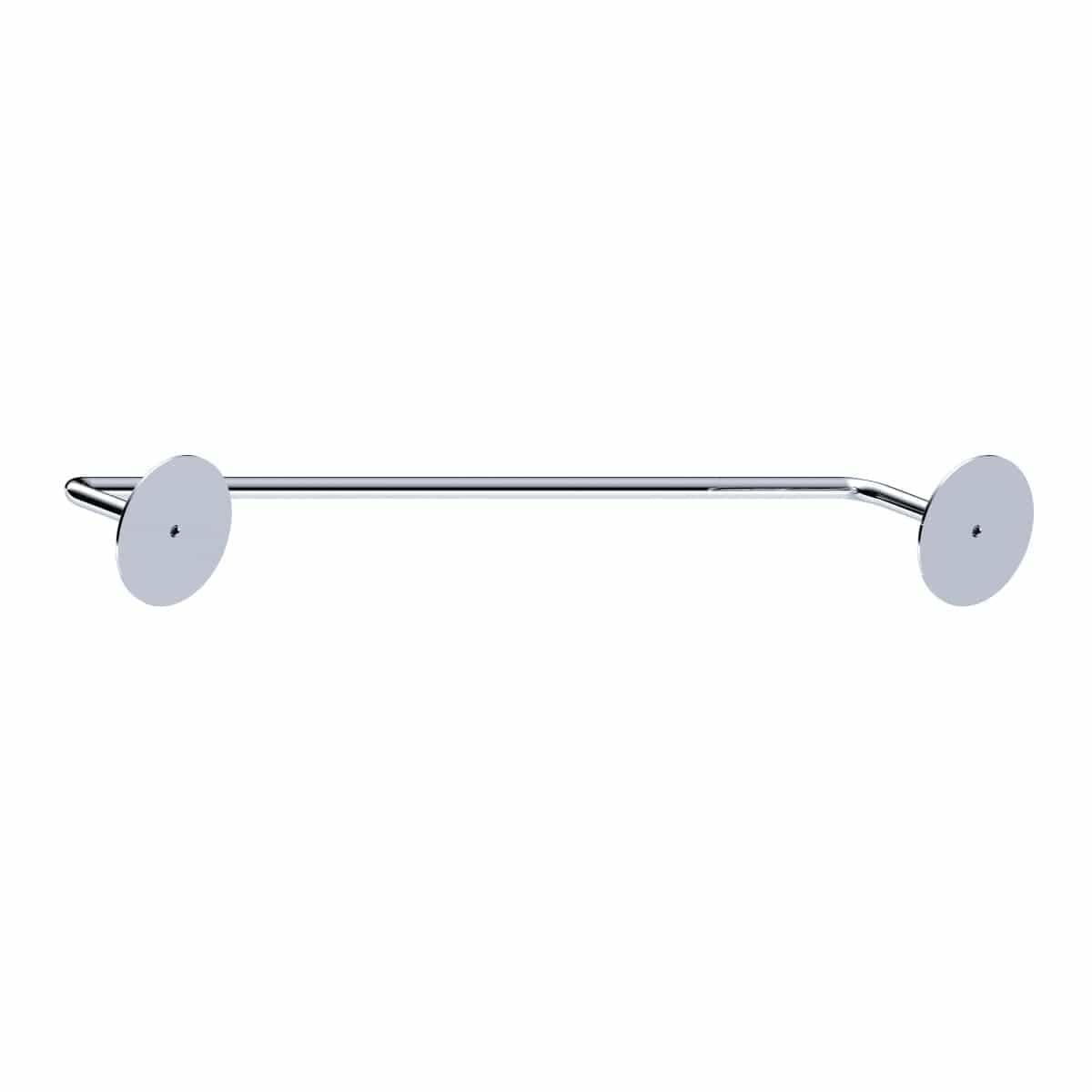 Bricocenter TOWEL RAIL L 45 CM SCREWS OR ADHESIVE 3M SPRING SENSEA CHROME