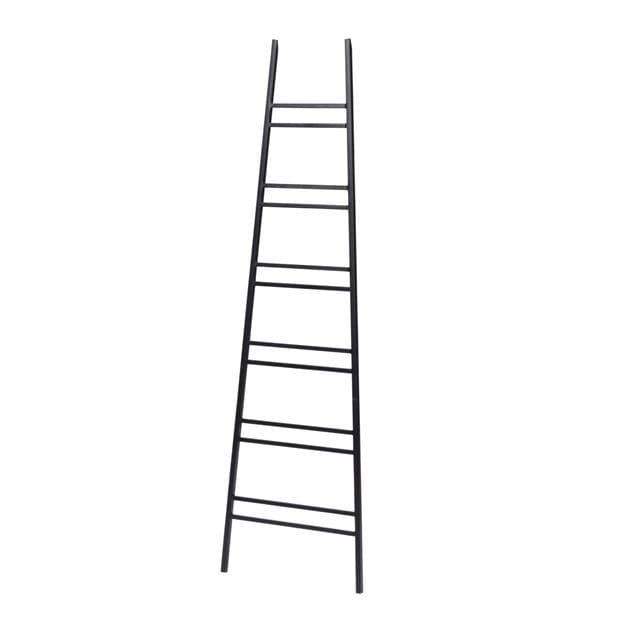 METAL Black ladder H 150 cm