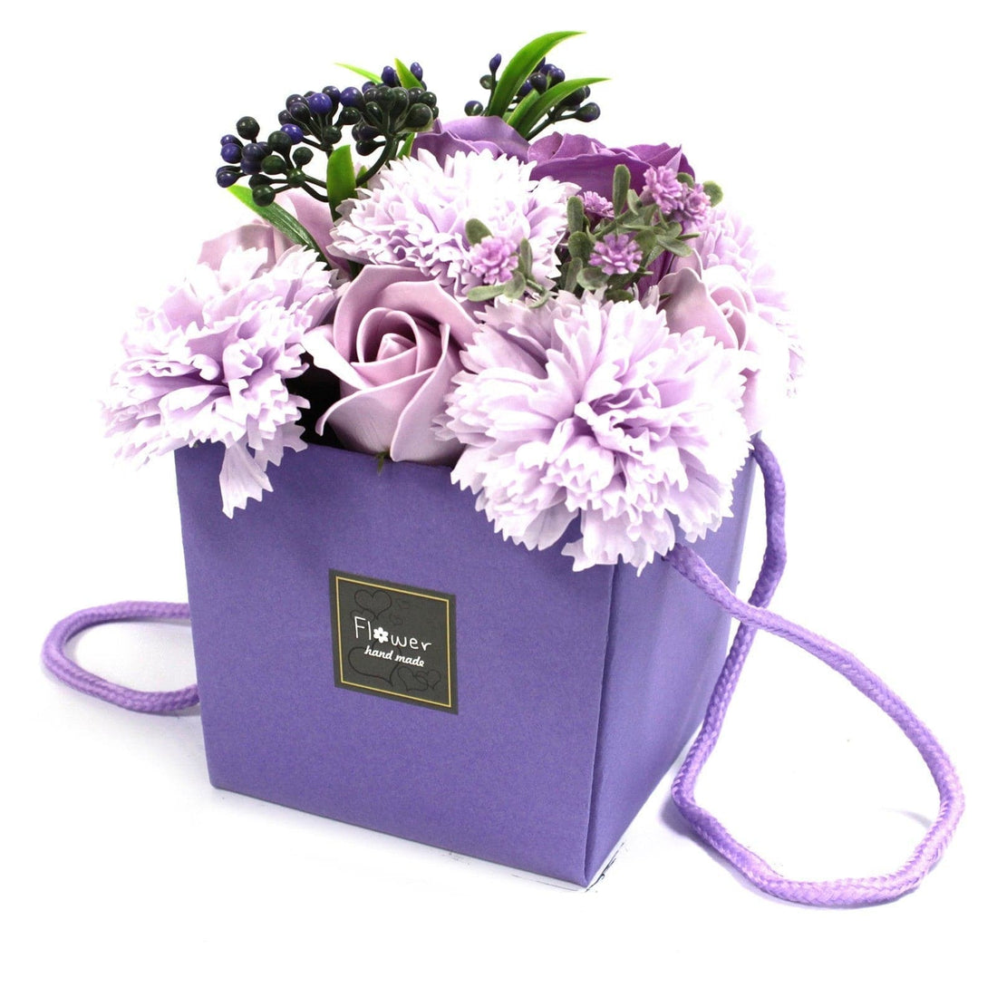 Soap Flower Bouqet - Lavender Rose & Carnation - best price from Maltashopper.com LSF-03