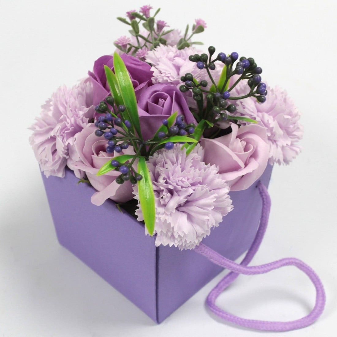 Soap Flower Bouqet - Lavender Rose & Carnation - best price from Maltashopper.com LSF-03