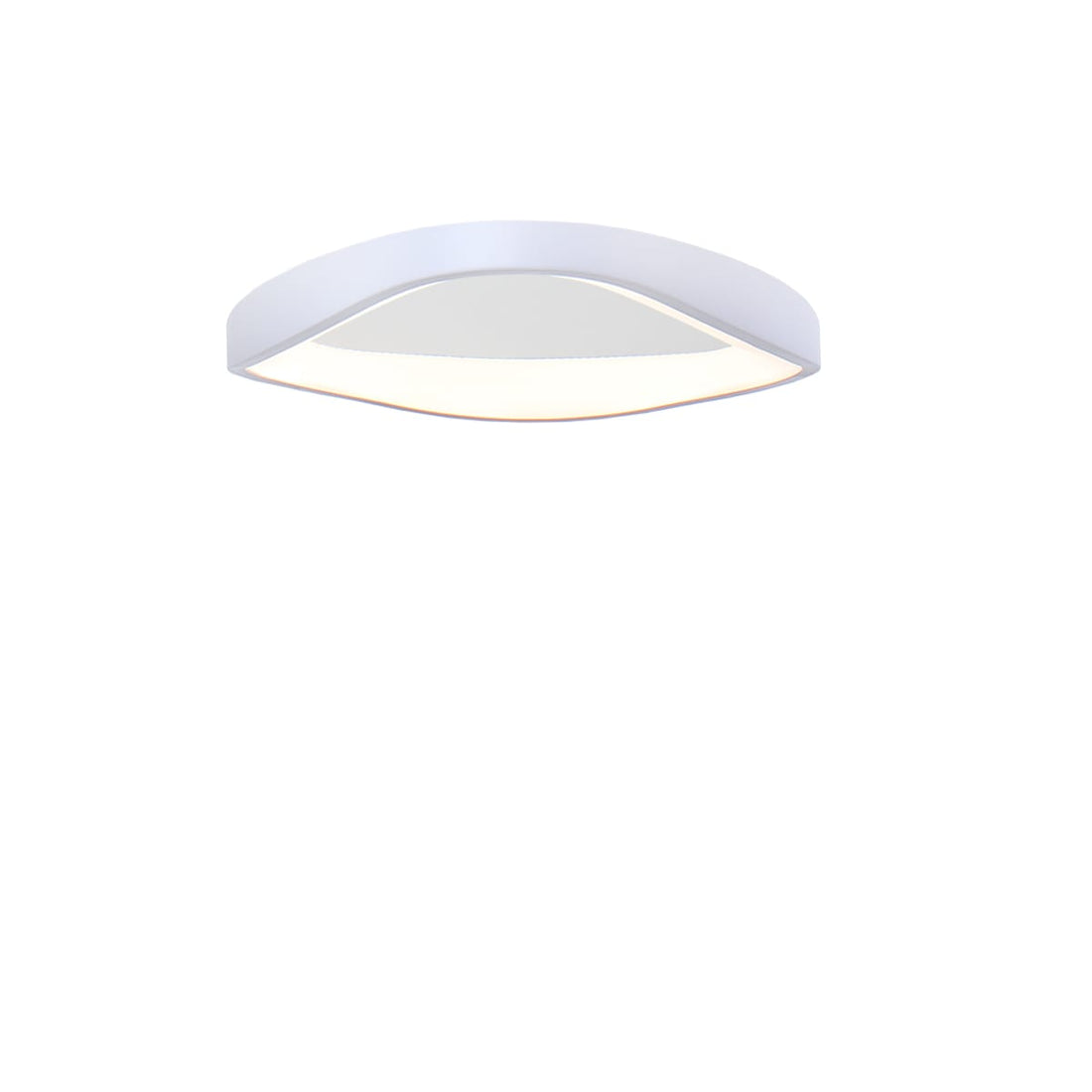 CEILING LIGHT ANNA TRIANGLE ALUMINIUM WHITE D50 CM LED 32W NATURAL LIGHT - best price from Maltashopper.com BR420008540