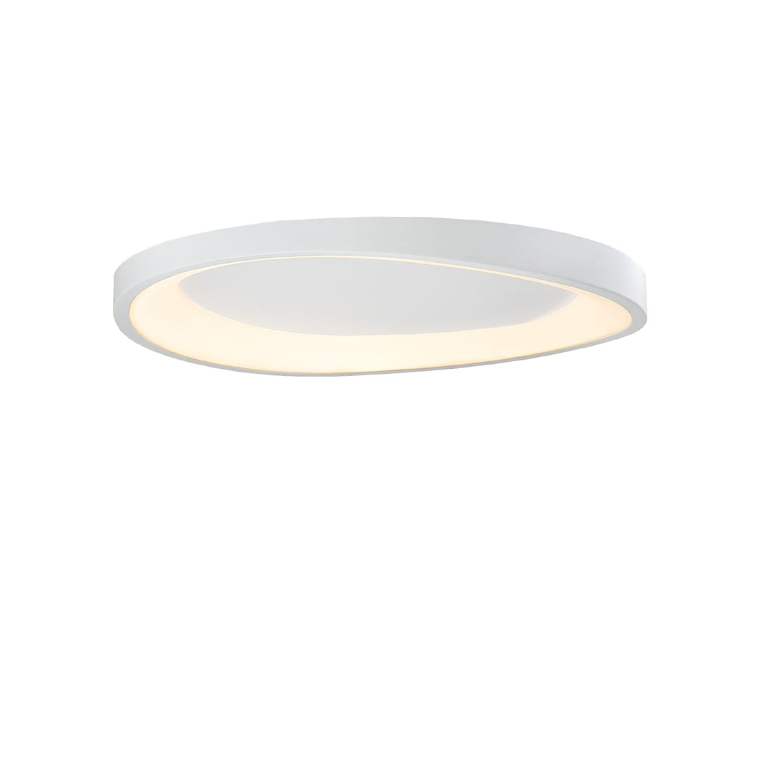 ANNA ALUMINIUM CEILING LAMP WHITE D50 CM LED 32W NATURAL LIGHT - best price from Maltashopper.com BR420008538