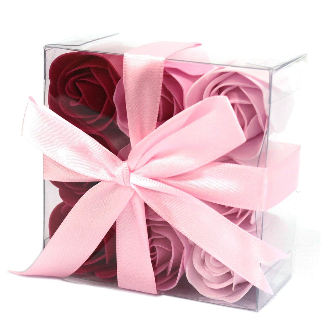 Set of 9 Soap Flowers - Pink Roses - best price from Maltashopper.com LSF-08