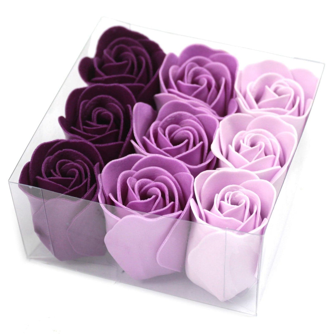 Set of 9 Soap Flower - Lavender Roses - best price from Maltashopper.com LSF-09