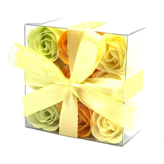 Bliss Set of 9 Soap Flowers- Spring Roses