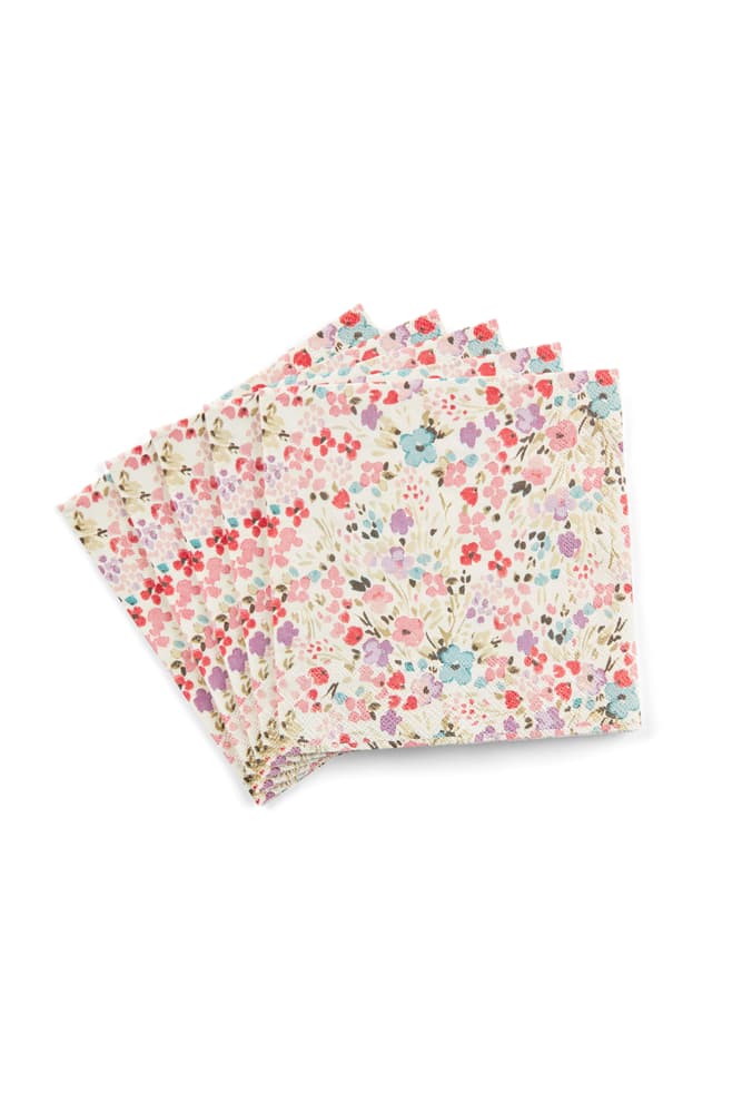 ROSETTE Set of 20 pink napkins