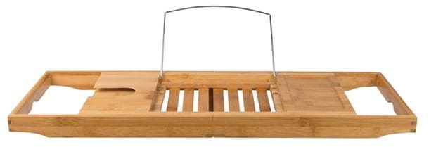 BAMBOO Natural bathtub shelf H 4 x W 105 x D 22 cm - best price from Maltashopper.com CS633584