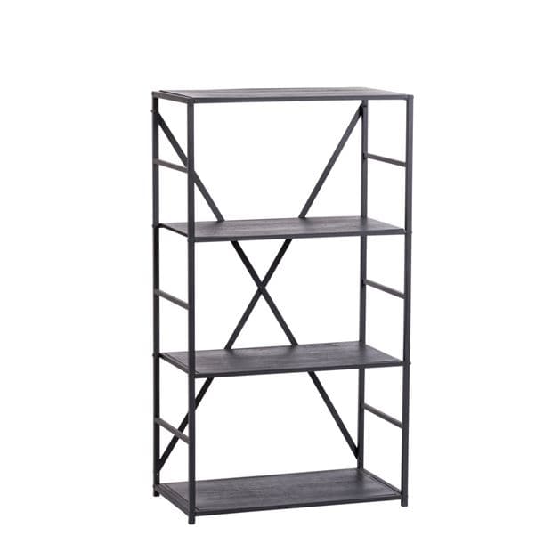 XAVIER Black wall shelf H 108 x W 60 x D 32.5 cm - best price from Maltashopper.com CS622601