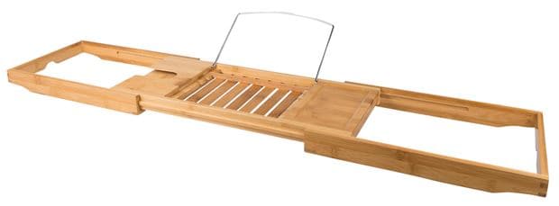 BAMBOO Natural bathtub shelf H 4 x W 105 x D 22 cm - best price from Maltashopper.com CS633584