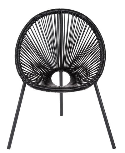 ACAPULCO Children's chair black H 56 x W 43 x D 42 cm - best price from Maltashopper.com CS630056