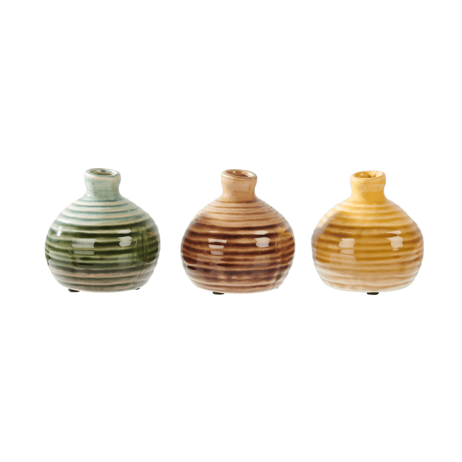 LINES Vase, yellow - best price from Maltashopper.com CS671482-YELLOW