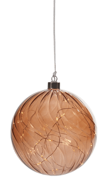 TORNADO Brown decorative sphereØ 15 cm - best price from Maltashopper.com CS677005