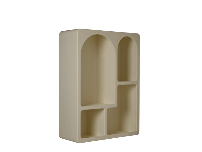 FLINT Hanging shelf unit white - best price from Maltashopper.com CS687155