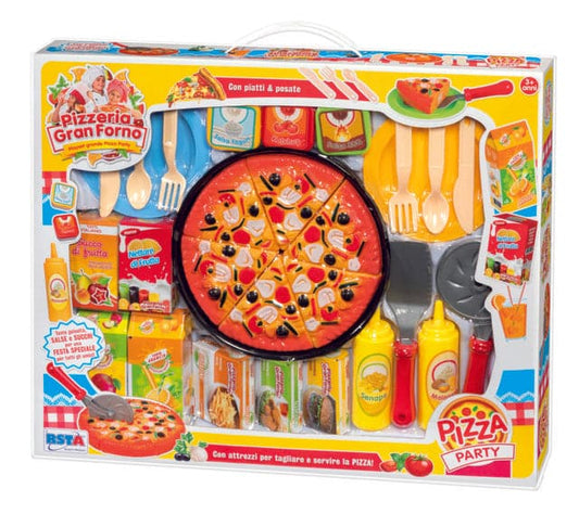 Toys Gran Forno Pizzeria with Plates and Cutlery