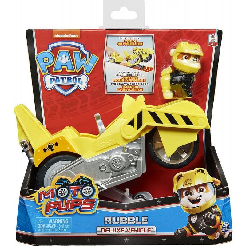 Paw Patrol Pup Motorcycle Vehicle: Rubble