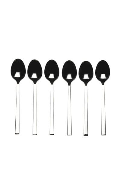 FINE Silver plated coffee spoons set of 6L 14 cm - best price from Maltashopper.com CS570381