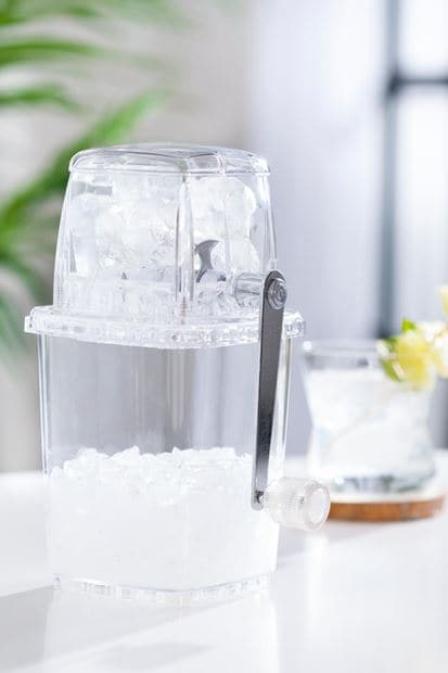 CLEAR Transparent ice crusher H 23 x W 11.5 x D 11.5 cm - best price from Maltashopper.com CS533141