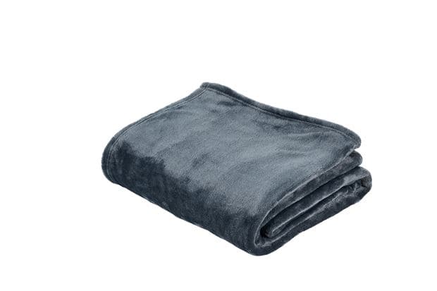 FLANNEL Gray plaid W 150 x L 200 cm