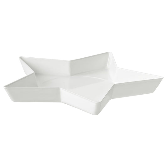 Ikea VINTERFEST Base for candle - star/white 15 cm ,