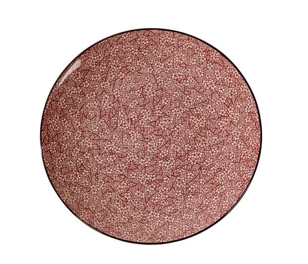 Casa NARUMI BORDO Dark red plateØ 26 cm