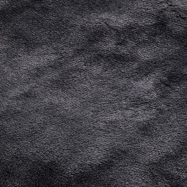 Casa FLANNEL Dark gray plaid, W 150 x L 200 cm
