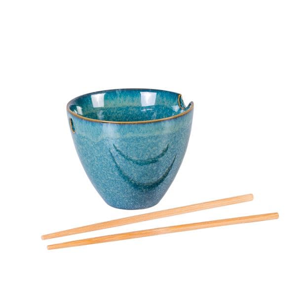 Casa CASSIS NOODLE BOWL+CHOPST 3COL