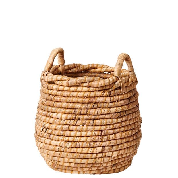 KEISHA Natural basket H 30 cm - Ø 33 cm - best price from Maltashopper.com CS637784