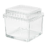 SAMMANHANG glass box with lid, clear glass, 13x13x12 cm