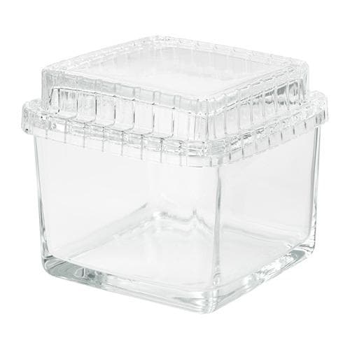 SAMMANHANG glass box with lid , - best price from Maltashopper.com 10412114