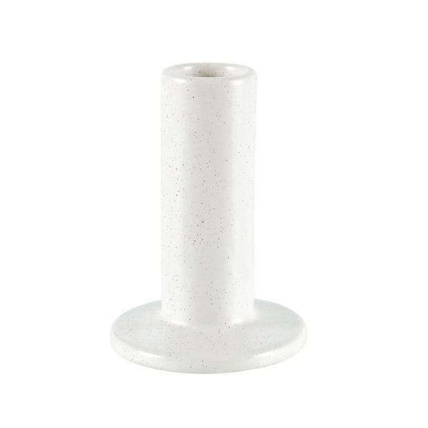 NORDI White candlestick H 12 cm - Ø 3 cm - best price from Maltashopper.com CS666967