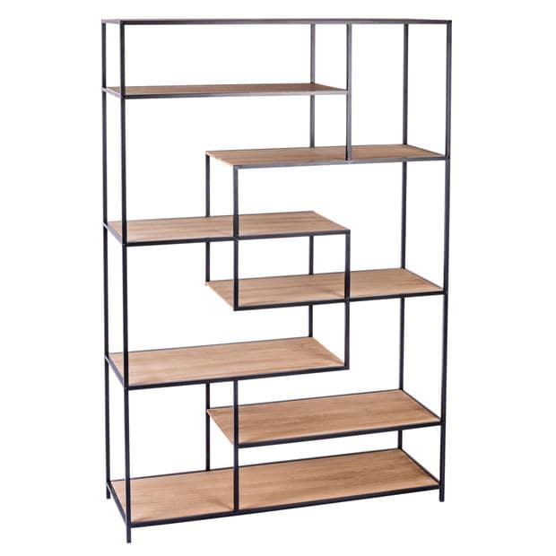 TRAPP Black wall shelf H 180 x W 120 x D 40 cm - best price from Maltashopper.com CS632625