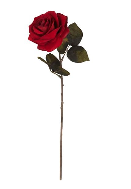 VELVET Red artificial flowerL 45 cm - best price from Maltashopper.com CS619248