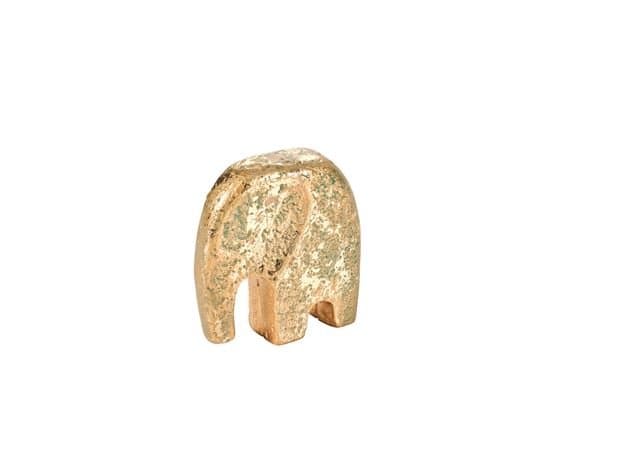 ELLY Golden elephant magnet H 4 x W 4 cm - best price from Maltashopper.com CS666057