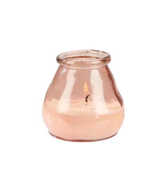 EKOS Red citronella candle H 10 cm - Ø 8 cm - Ø 6 cm
