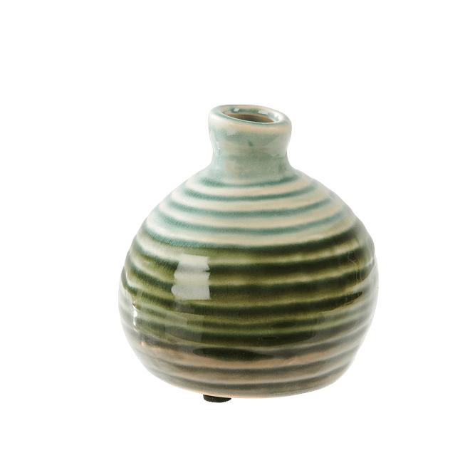 LINES Vase, brown - best price from Maltashopper.com CS671482-BROWN