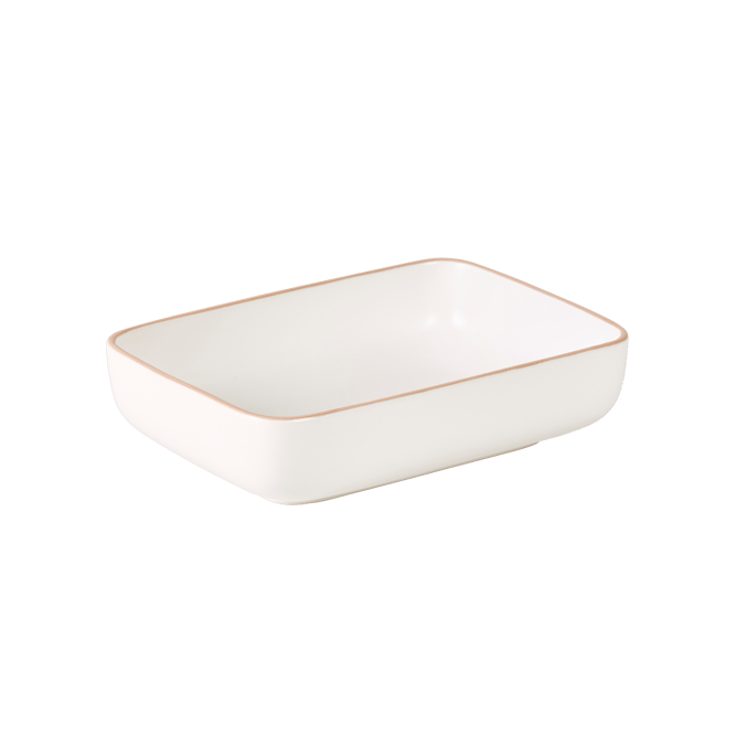 ELEMENTS White bowl H 5 x W 20 x L 14.2 cm - best price from Maltashopper.com CS616938