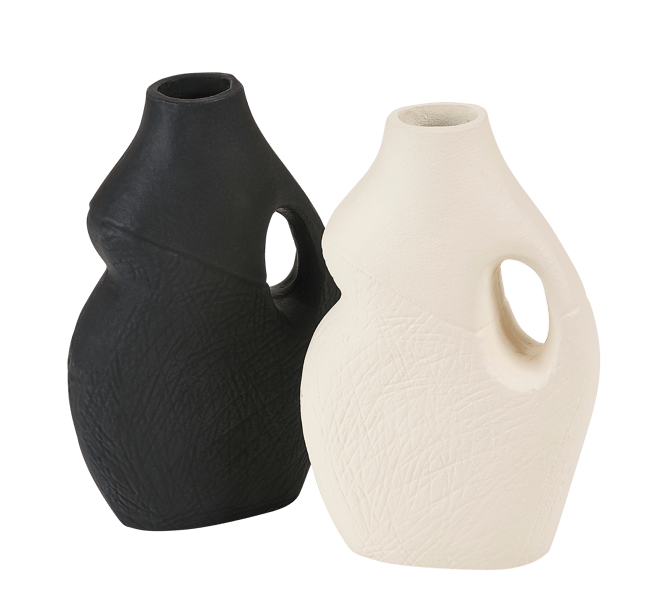 BILBAO Vase 2 colours black - best price from Maltashopper.com CS678615-BLACK