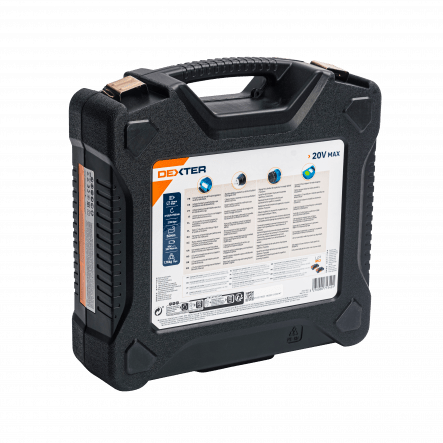 Bricocenter DEXTER CORDLESS DRILL/DRIVER 20 V 2 LITHIUM BATTERIES, 2.5 AH, WITH PERCUSSION