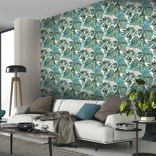 Bricocenter BOTANICAL WALLPAPER GREEN 53CMX10.5M
